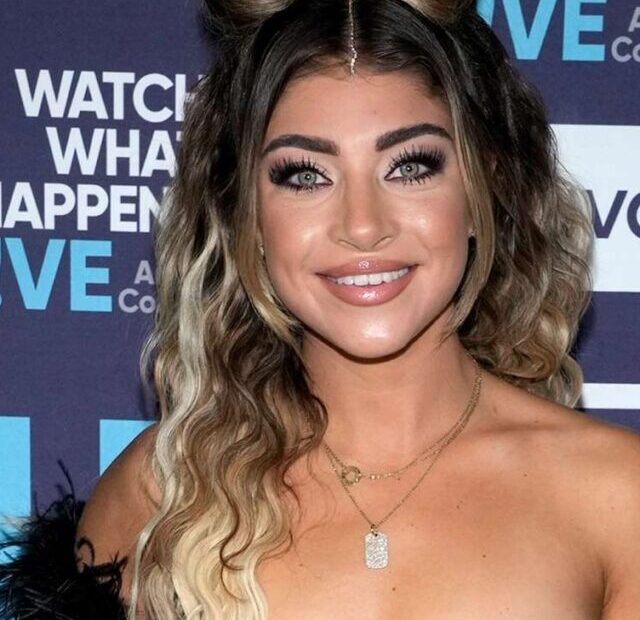 Gia Giudice Rocks Coachella in Black Bikini Top and Denim Miniskirt (PICS) (7)