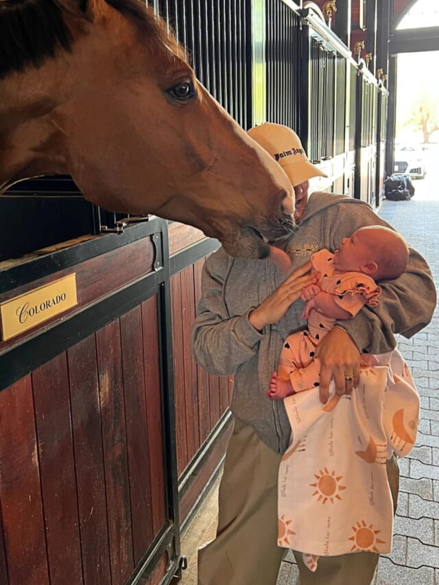 Kaley Cuoco Introduces Daughter ‘Tildy’ to Horses: Today She Met Her Barn Friends