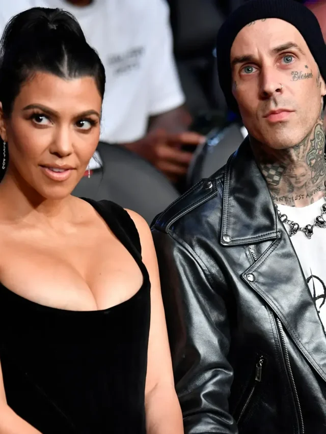 Kourtney Kardashian responds to criticism of her marriage by attacking the ex-girlfriend of Travis Barker.